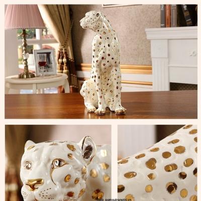 tượng sứ, tượng trang trí,tượng báo đốm, tượng trung quốc,